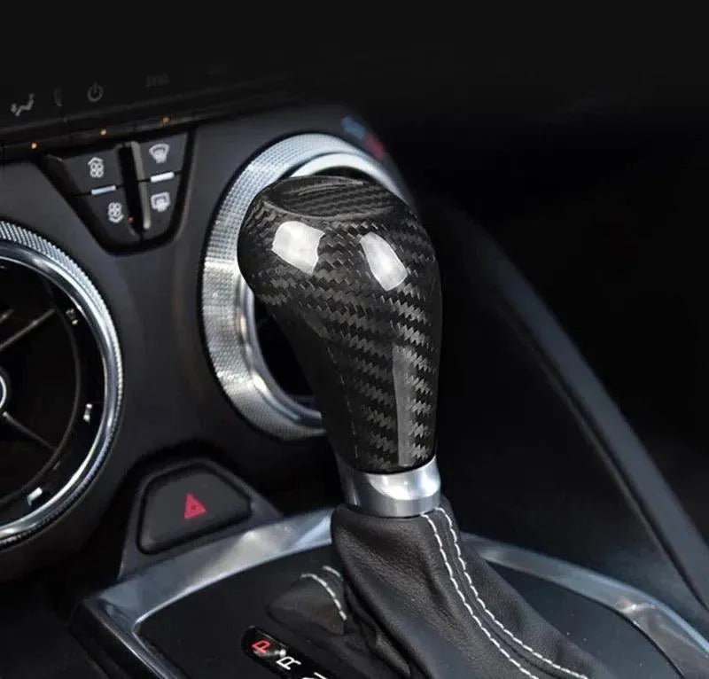 2016-2024 Camaro Automatic Shift Knob Carbon Fiber Cover