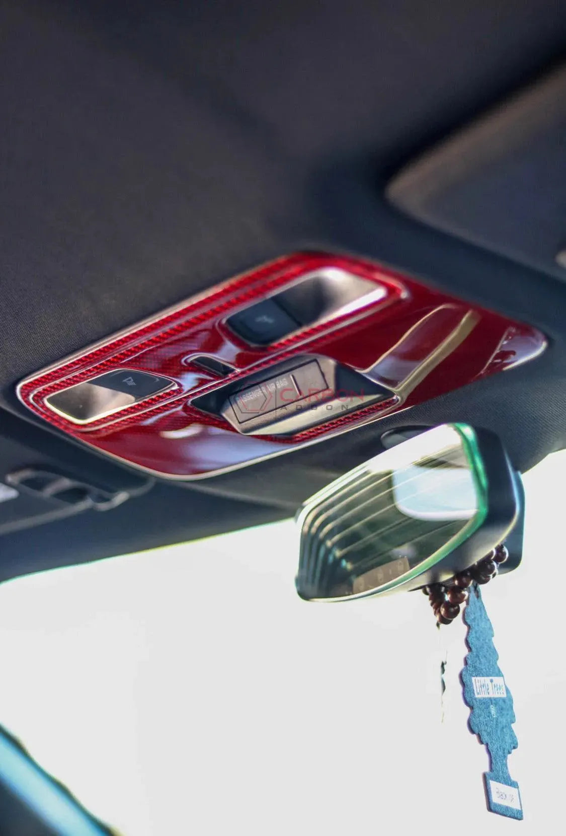 2016-2024 Camaro Carbon Fiber Overhead Dome Light Trim Overlay