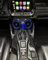 2016-2024 Camaro Real Carbon Fiber Center Console AC Vent Trim Cover