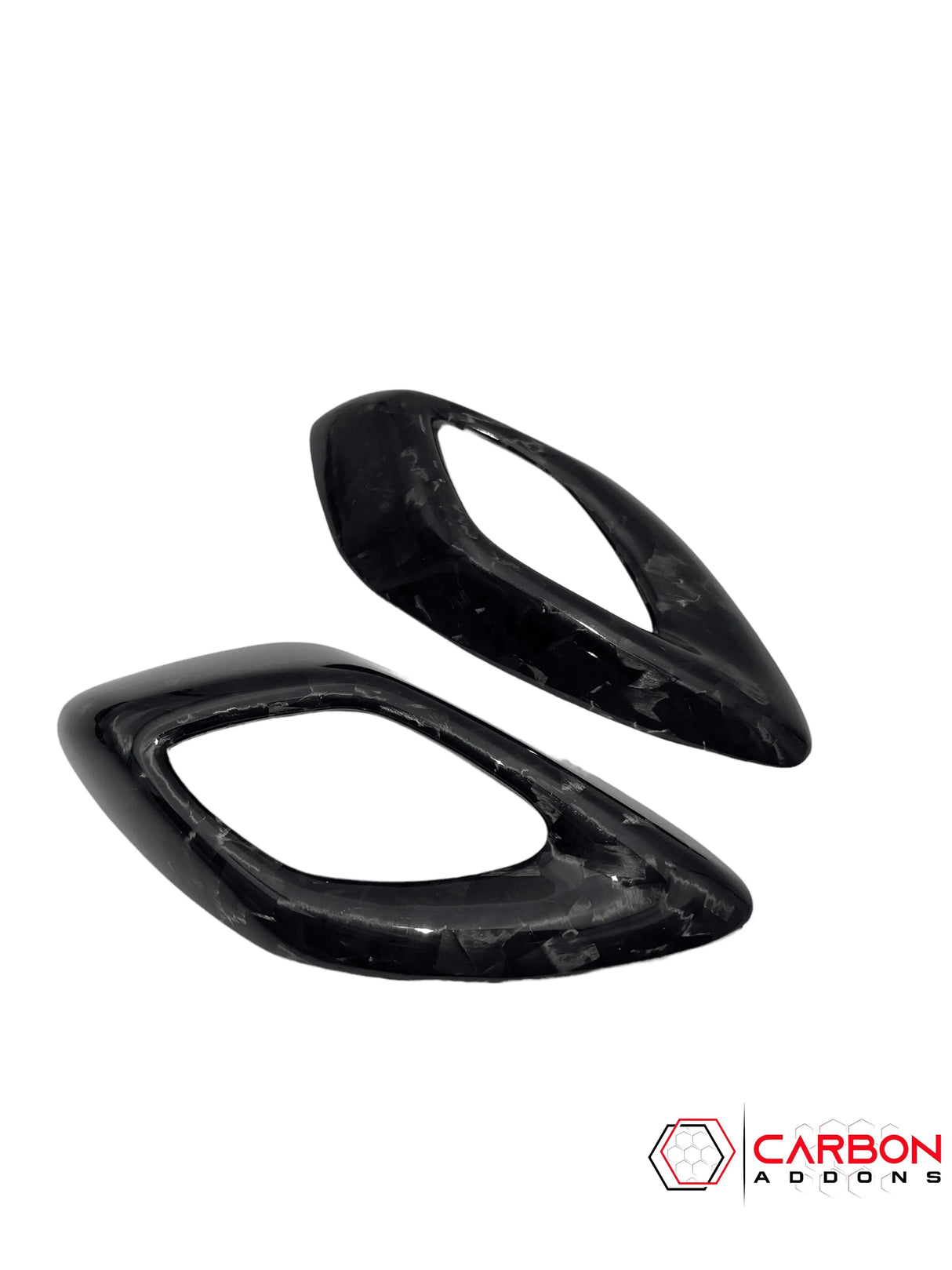 2016-2024 Camaro Real Carbon Fiber Interior Door Handle Chrome Delete Cover