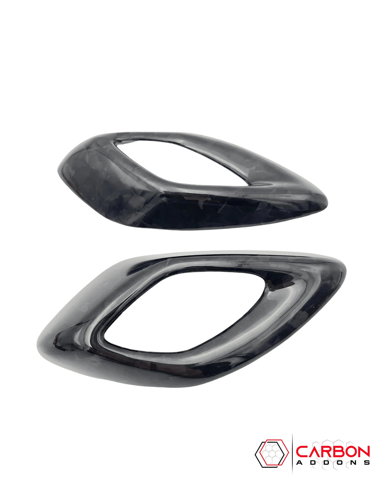 2016-2024 Camaro Real Carbon Fiber Interior Door Handle Chrome Delete Cover