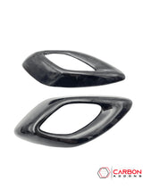 2016-2024 Camaro Real Carbon Fiber Interior Door Handle Chrome Delete Cover