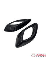 2016-2024 Camaro Real Carbon Fiber Interior Door Handle Chrome Delete Cover