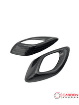 2016-2024 Camaro Real Carbon Fiber Interior Door Handle Chrome Delete Cover
