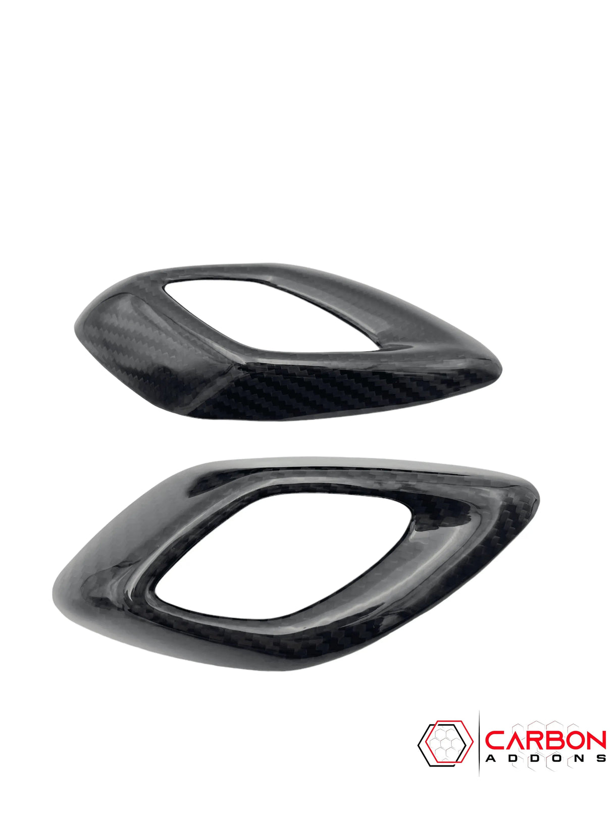 2016-2024 Camaro Real Carbon Fiber Interior Door Handle Chrome Delete Cover