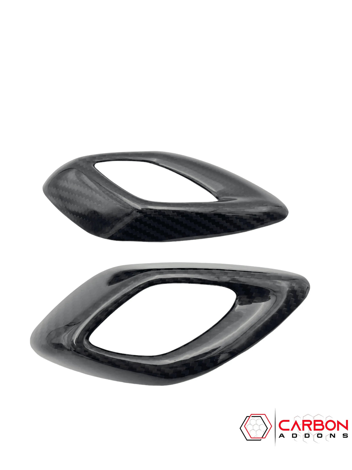 2016-2024 Camaro Real Carbon Fiber Interior Door Handle Chrome Delete Cover