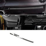 2016-2024 Camaro Real Carbon Fiber Lower Dashboard Overlay