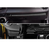 2016-2024 Camaro Real Carbon Fiber Lower Dashboard Overlay