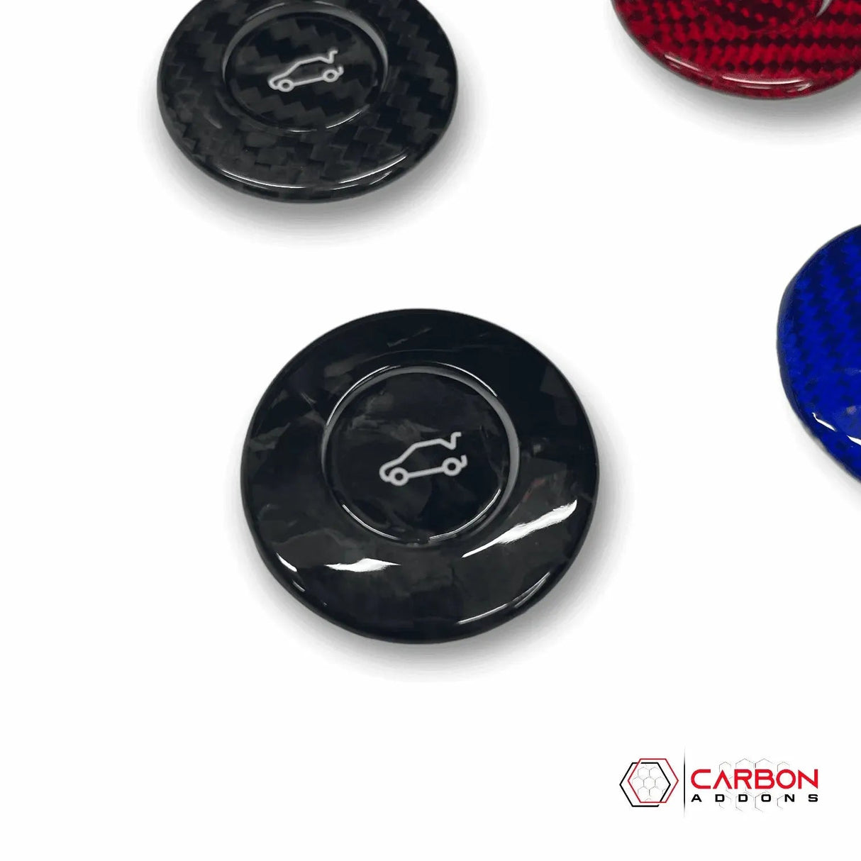2016-2024 Camaros Carbon Fiber Trunk Release Button Cover