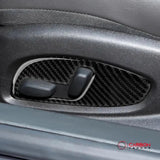 2016-2024 Chevrolet Camaro Real Carbon Fiber Seat Adjuster Button Trim Overlay