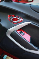 2016-2024 Chevrolet Camaro Window Switch Trim Carbon Fiber Overlay [2pcs]