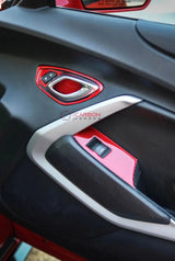 2016-2024 Chevrolet Camaro Window Switch Trim Carbon Fiber Overlay [2pcs]