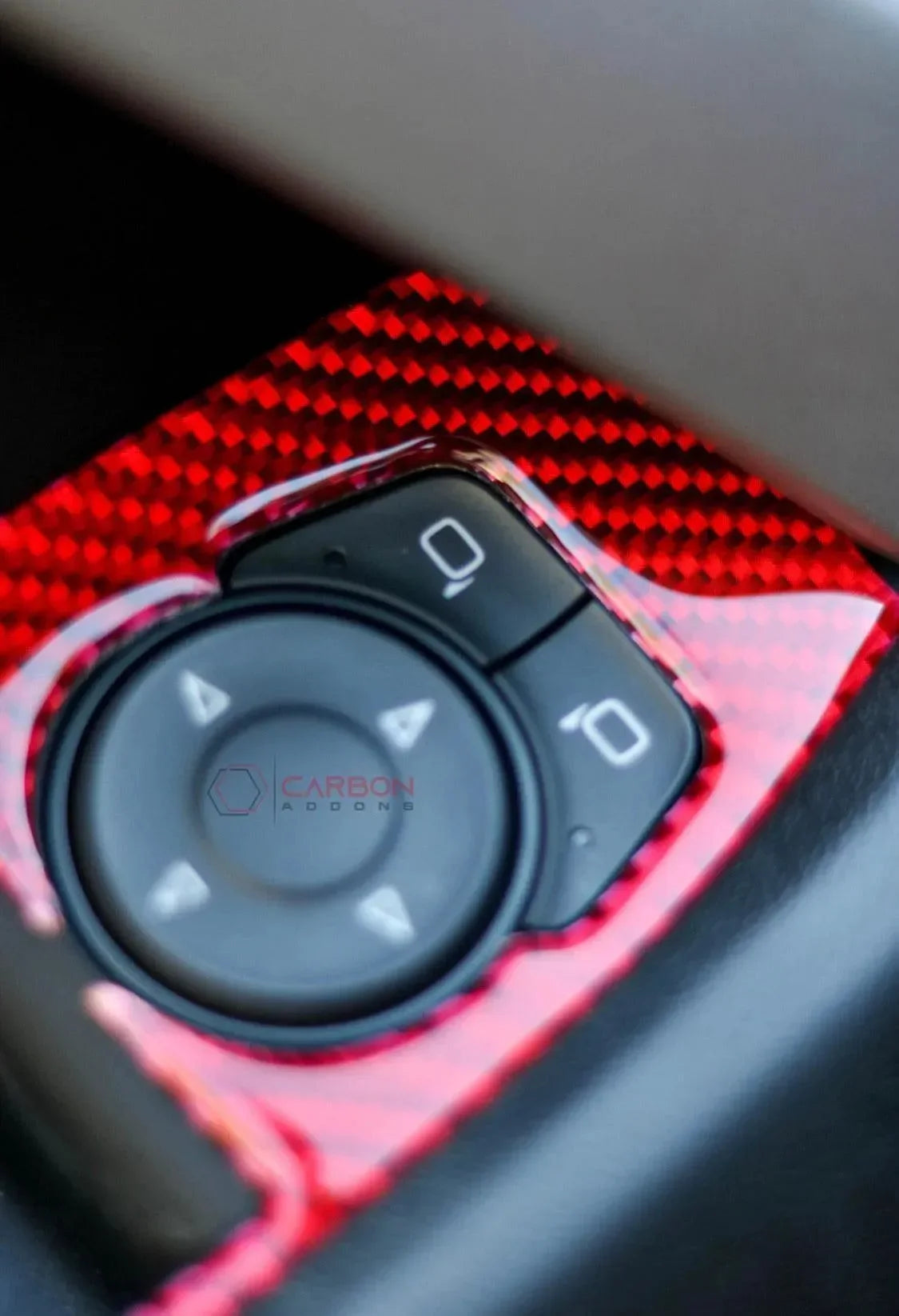 2016-2024 Chevrolet Camaro Window Switch Trim Carbon Fiber Overlay [2pcs]