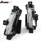 2016-2024 Chevy Camaro Clear Fog Lights w/ Amber Switchback Signal ABS