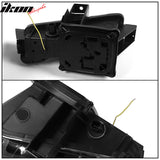 2016-2024 Chevy Camaro Clear Fog Lights w/ Amber Switchback Signal ABS