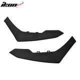 2016-2024 Chevrolet Camaro 1LE Style 2PCS Front Bumper Side Canards PP