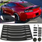 2016-2024 Chevy Camaro Unpainted Rear Side Window Louver Air Vent ABS