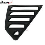 2016-2024 Chevy Camaro Unpainted Rear Side Window Louver Air Vent ABS
