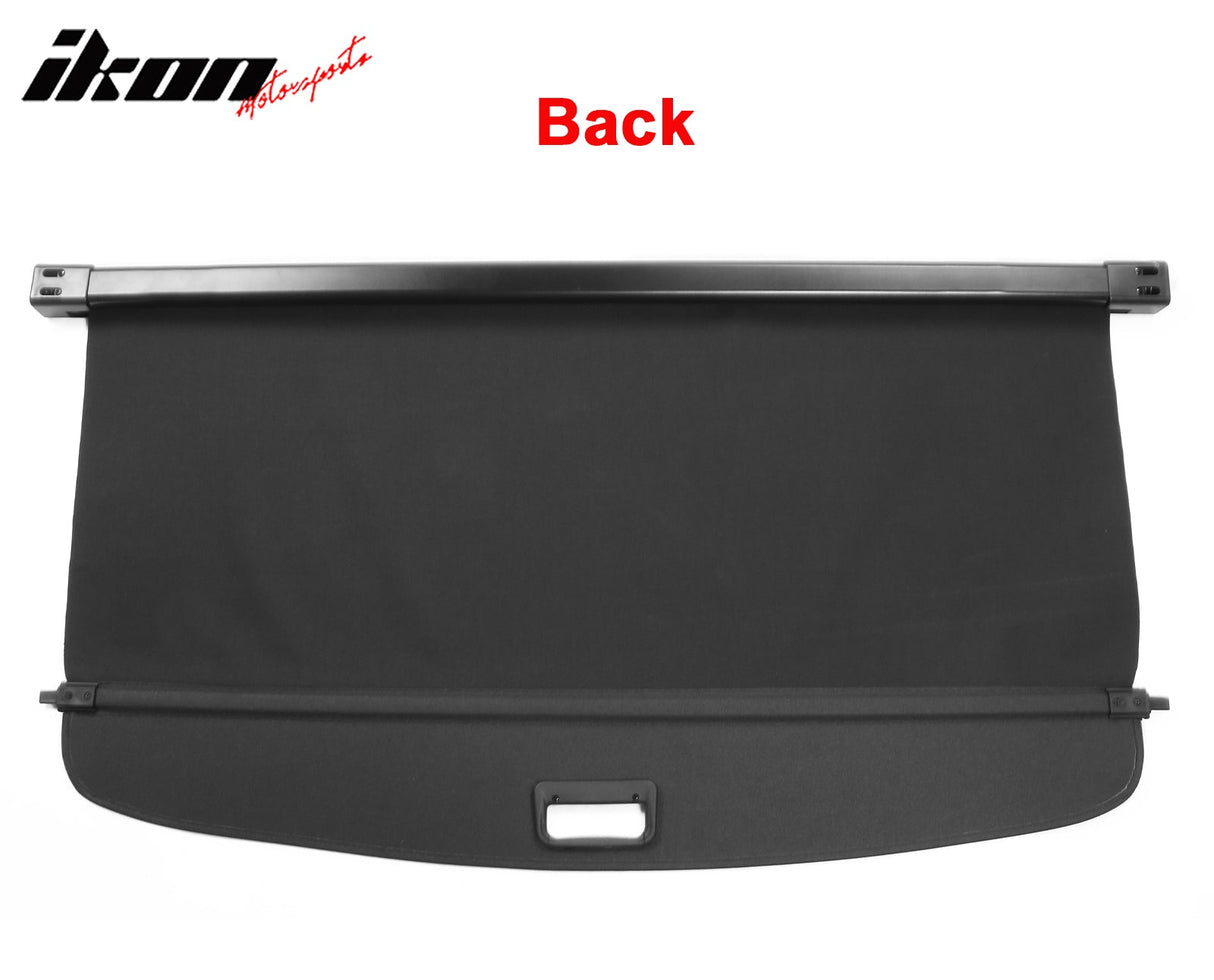 2016-2022 Benz GLC 4DR Black Rear Trunk Cargo Cover PVC Aluminum Rod