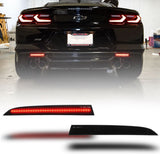 2016-2025 Chevy Camaro Diffuser Clear LED Rear Reflectors (Pair)
