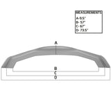 2017-2020 Chevy Sonic RB Style Front Bumper Lip 68x20in & Splitter Rod