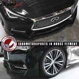 2017-2020 Infiniti Q60 Coupe S Style Front Bumper Lip - PU