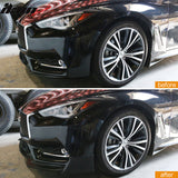 2017-2020 Infiniti Q60 Coupe S Style Front Bumper Lip - PU