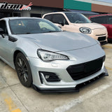 2017-2020 Subaru BRZ IKON Gloss Black Front Bumper Lip Spoiler PP