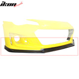 2017-2020 Subaru BRZ CS Style Unpainted Black Front Bumper Lip PU