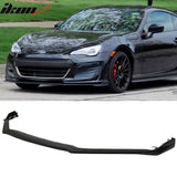 2017-2020 Subaru BRZ STI Style Black Front Lip Splitter Spoiler PU