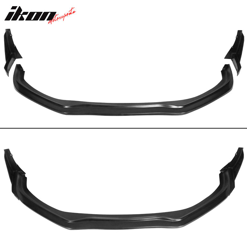 2017-2020 Toyota 86 CS Style Black Front Bumper Lip Front Winglets PU