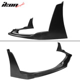 2017-2020 Toyota 86 CS Style Black Front Bumper Lip Front Winglets PU