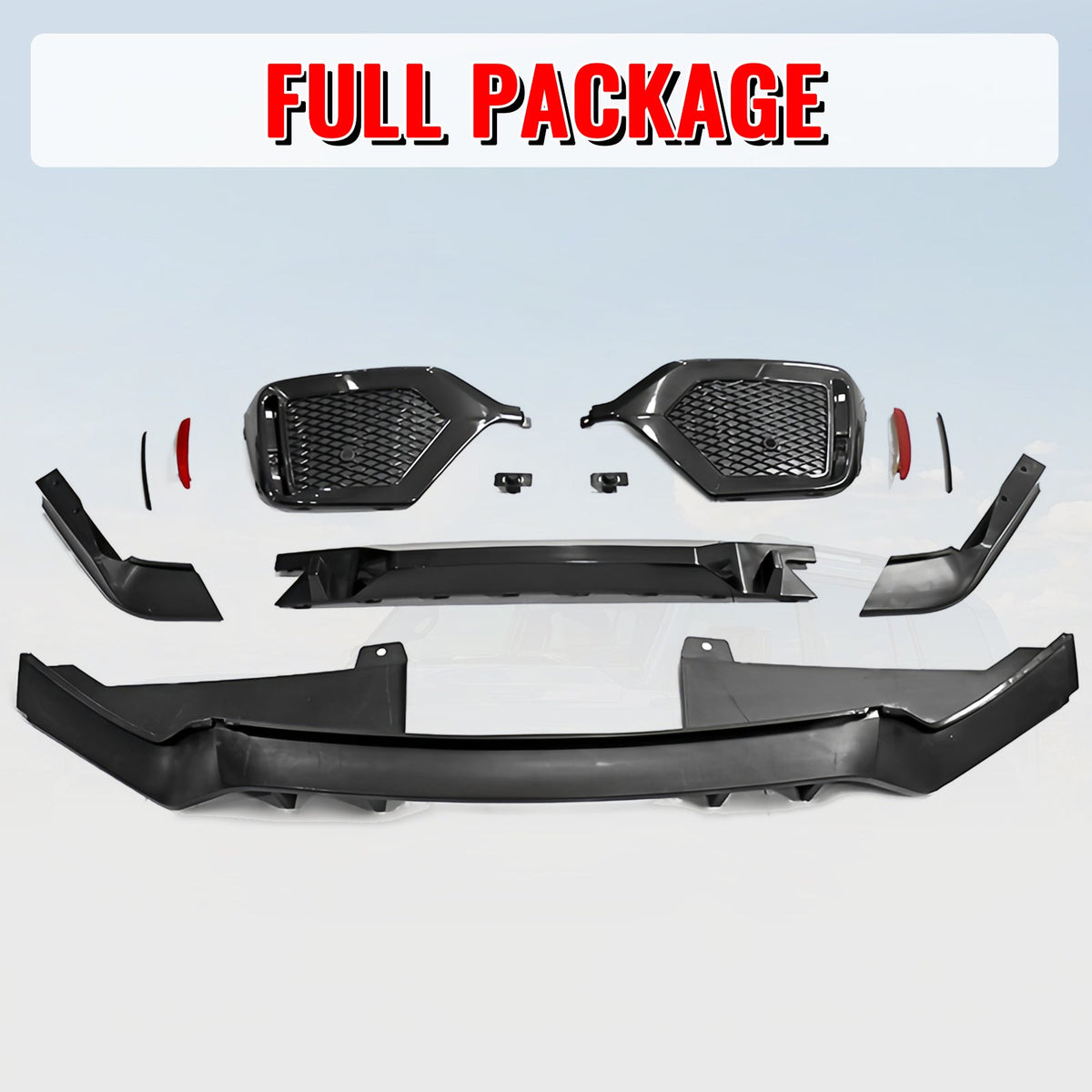 2017-2021 Honda Civic Hatchback Type R Rear Bumper Cover Garnish PP