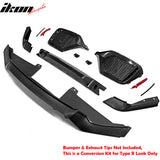 2017-2021 Honda Civic Hatchback Type R Rear Bumper Cover Garnish PP