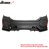 2017-2021 Honda Civic Hatchback Type R Rear Bumper Cover Garnish PP