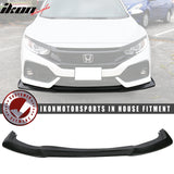 2017-2021 Honda Civic & Si Front Spoiler GT Style Unpainted Car Lip PU