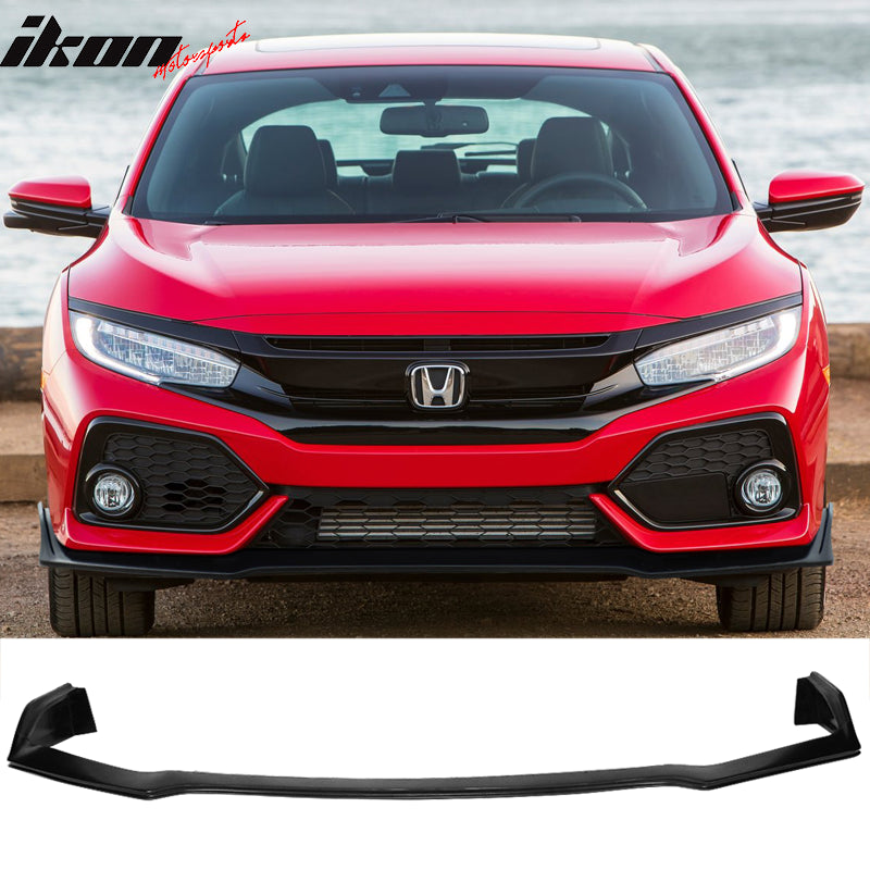 2017-2021 Honda Civic Si 5DR Type R Style Unpainted Front Bumper Lip