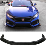 2017-2021 Honda Civic Hatchback 4Dr Sport GT Style Front Bumper Lip PU