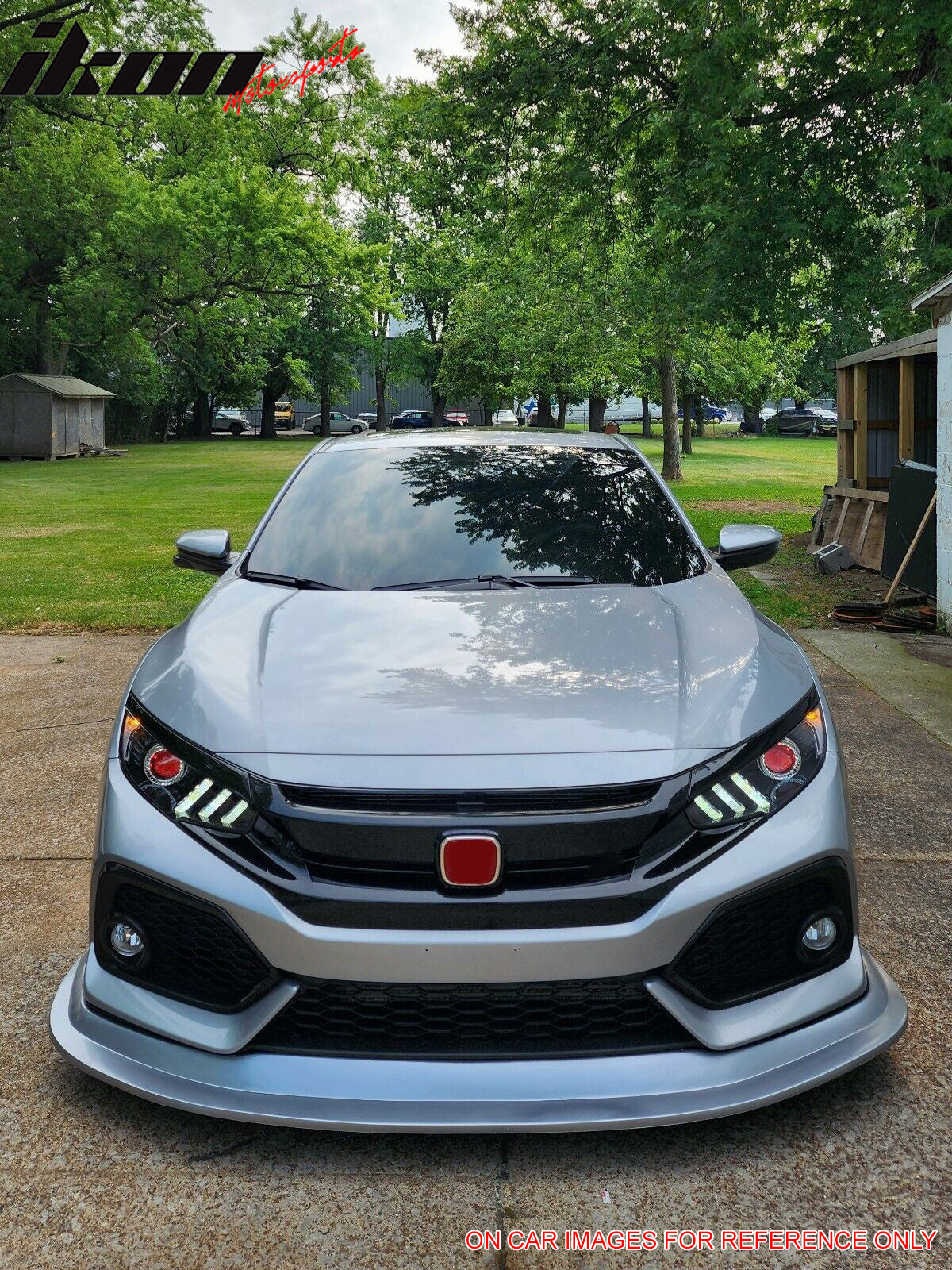 2017-2021 Honda Civic Si & Hatchback MDA Style Front Bumper Lip Kit PU
