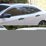 2017-2021 Honda Civic 10th Gen X HB5 Smoke/Tinted Window Visor Acrylic