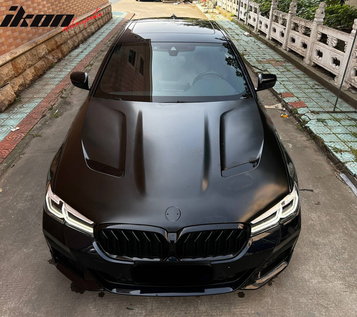 Front Hood Cover for BMW 5 Series G30& F90 M5 2017-2023 CS Style Aluminum
