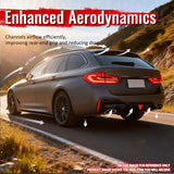 2017-2023 BMW G30 5 Series CF Print M5 CS Style Rear Diffuser w/ LED