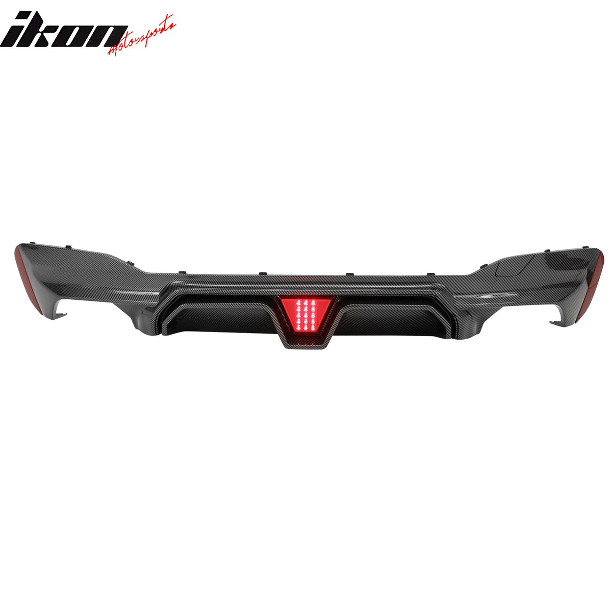 2017-2023 BMW G30 5 Series CF Print M5 CS Style Rear Diffuser w/ LED