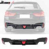 2017-2023 BMW G30 5 Series Rear diffuser w/LED Gloss Black M5 CS Style