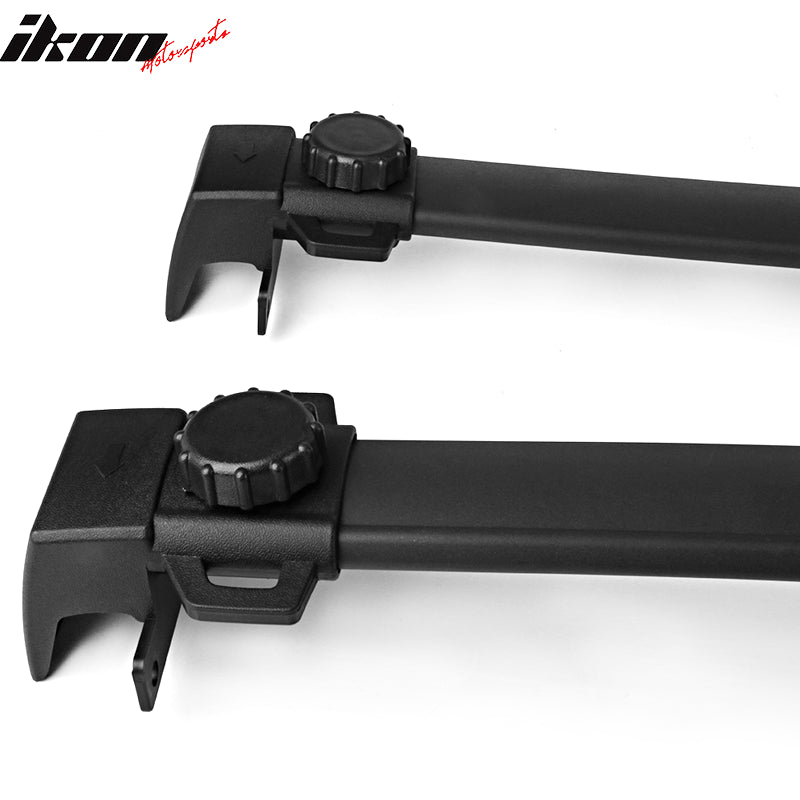 2017-2023 Jeep Compass OE Style Black Roof Rack Cross Bar Aluminum