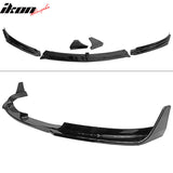 2017-2023 Tesla Model 3 V Style Gloss Black Front Bumper Lip 5PC PP