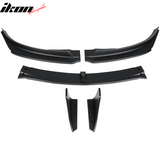 2017-2023 Tesla Model 3 V Style Matte Black Front Bumper Lip 5PC PP