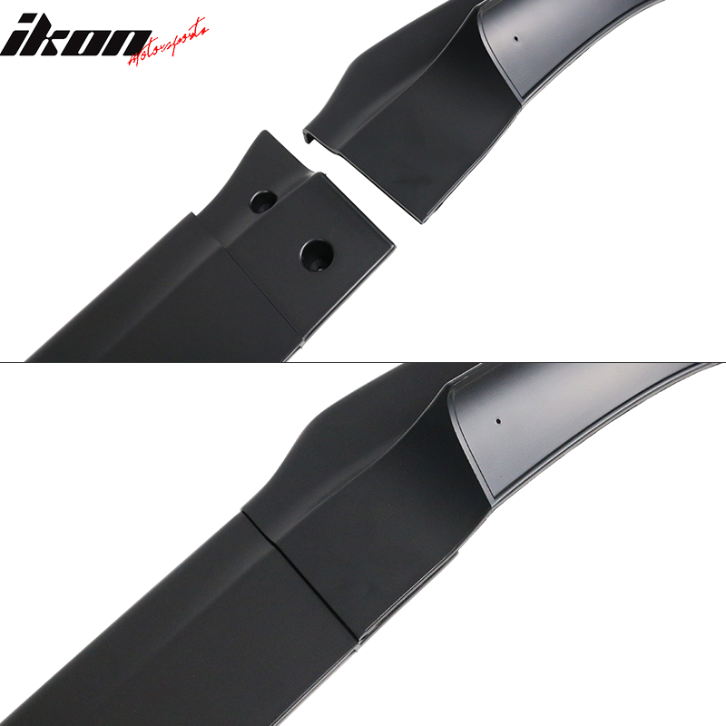 2017-2023 Tesla Model 3 V Style Matte Black Front Bumper Lip 5PC PP