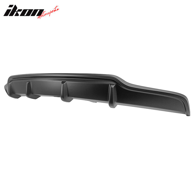 2017-2023 Tesla Model 3 V Style Rear Diffuser Painted Matte Black ABS