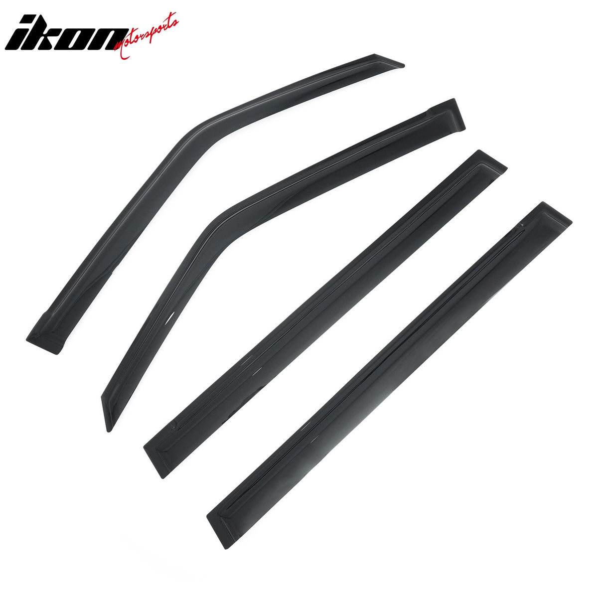 2017-2024 Nissan Armada Window Visors Smoke Acrylic Side Door Wind Rain Sun Deflectors Guard 4PCS Set